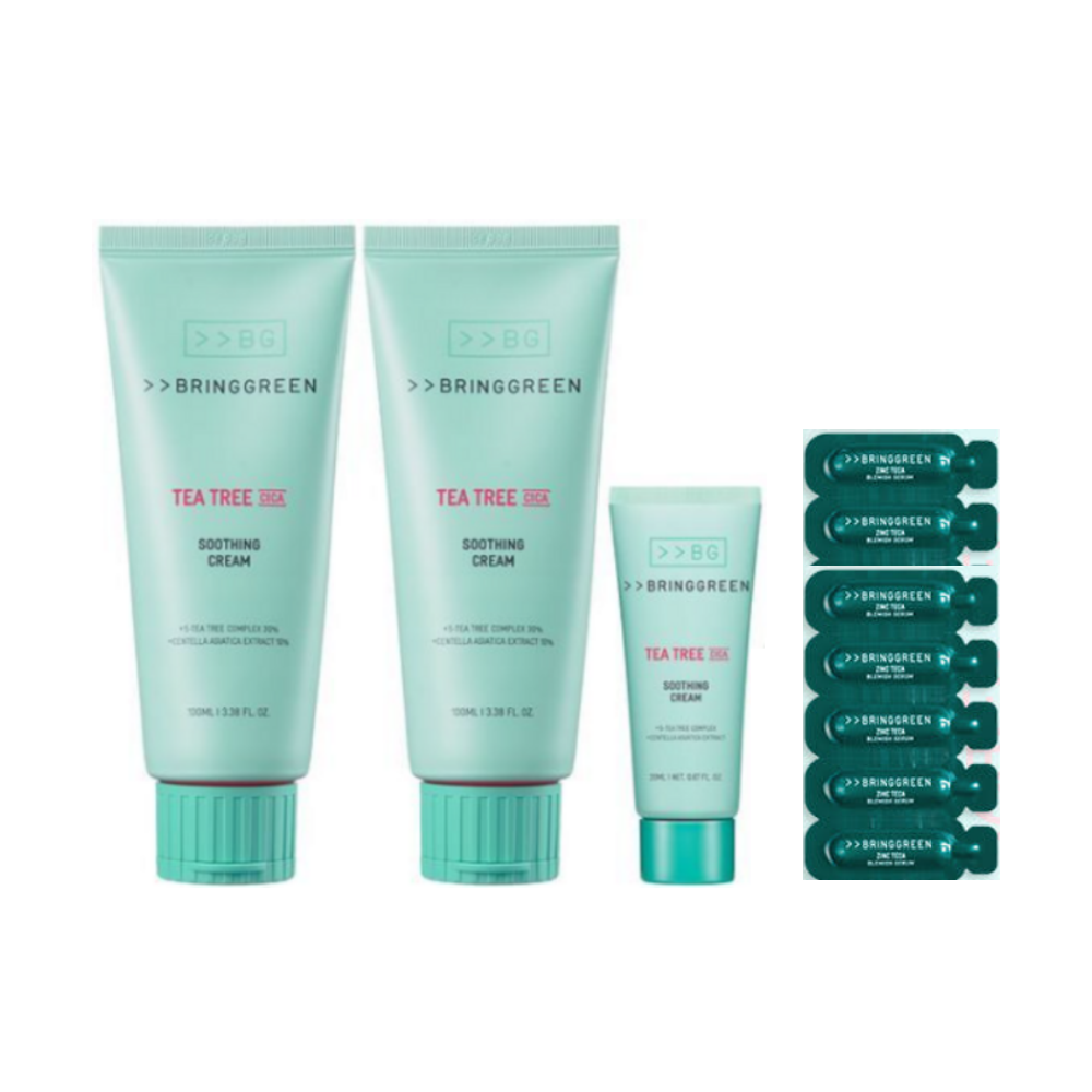 브링그린 티트리시카수딩크림플러스 100ml+100ml+크림20ml+세럼7ml, 1세트, 227ml 24,900원
