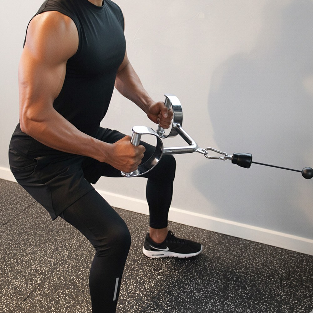 이고진 웨이트 손잡이 케이블 그립 듀얼 퍼포우즈바 TL145 1개 홈짐 케이블머신 시티드로우 랫풀다운 23,400원