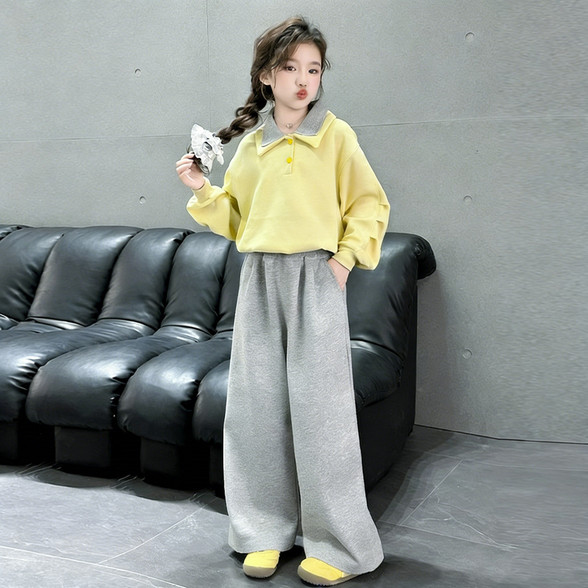 ZPEIZ 여아 봄 가을 캐주얼 주니어 초등생 상의 하의 세트 긴팔 긴바지 주니어상하복세트 36,990원