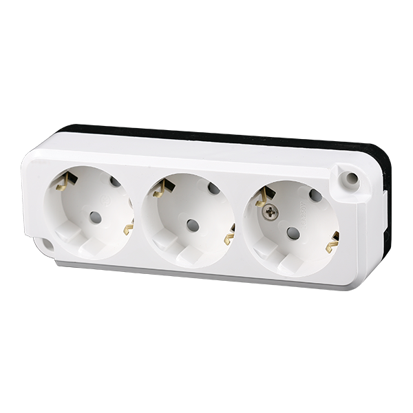 일신3구 노출 콘센트 연선(나사타입), 10개 22,000원