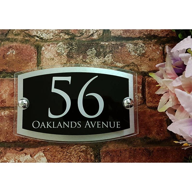 맞춤 제작 아크릴 집 번호판 - 하우스 넘버 플레이트, 맞춤 주소판 & 문패 33,800원