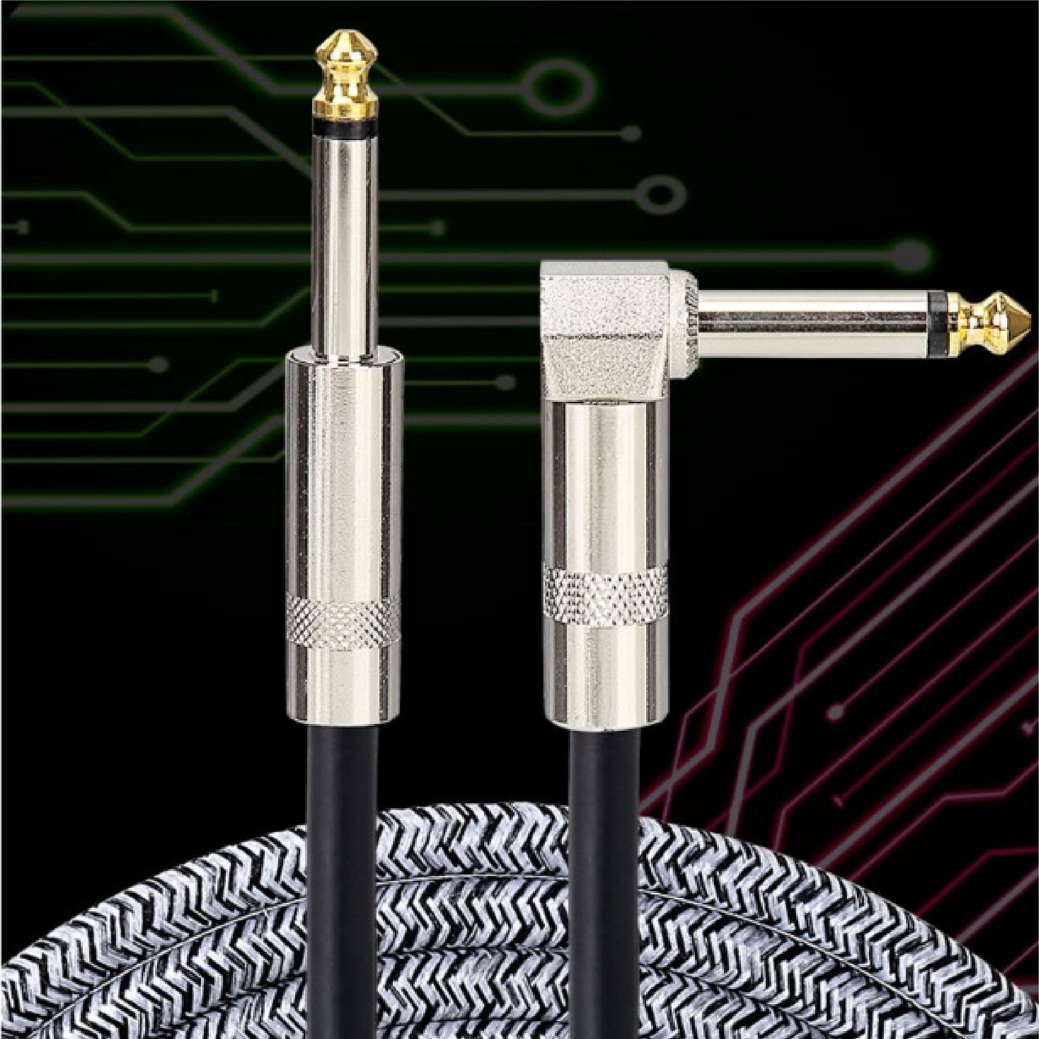 기타 케이블 기타잭 일렉 베이스 전자 어쿠스틱 3M, 1개 11,000원