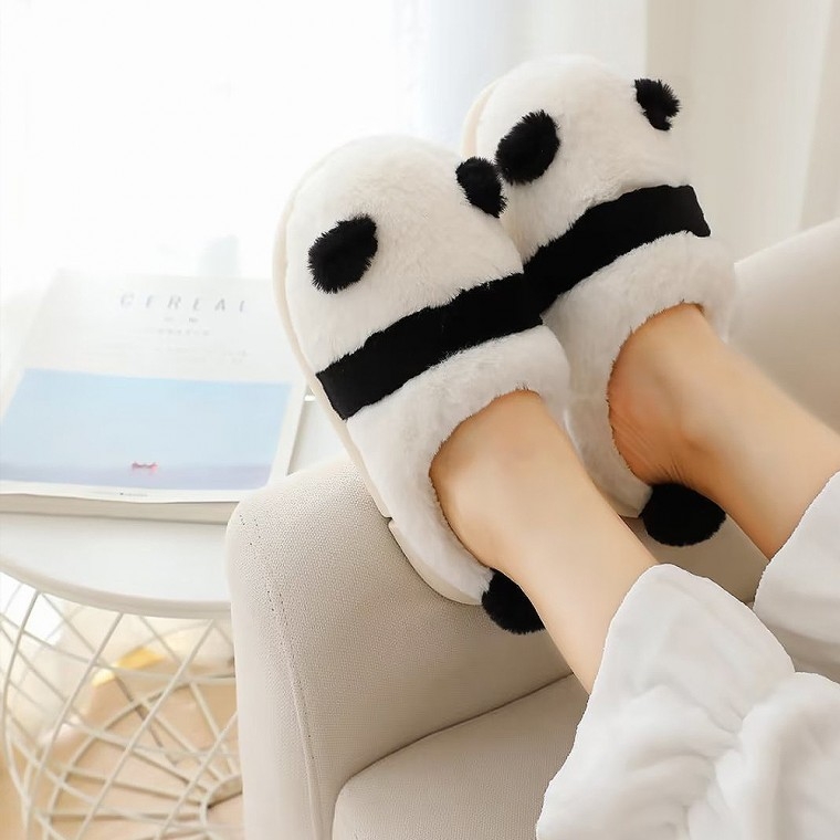 바오털실내화 귀여운 홈슬리퍼 털 신발 집 겨울 팬더 14,500원