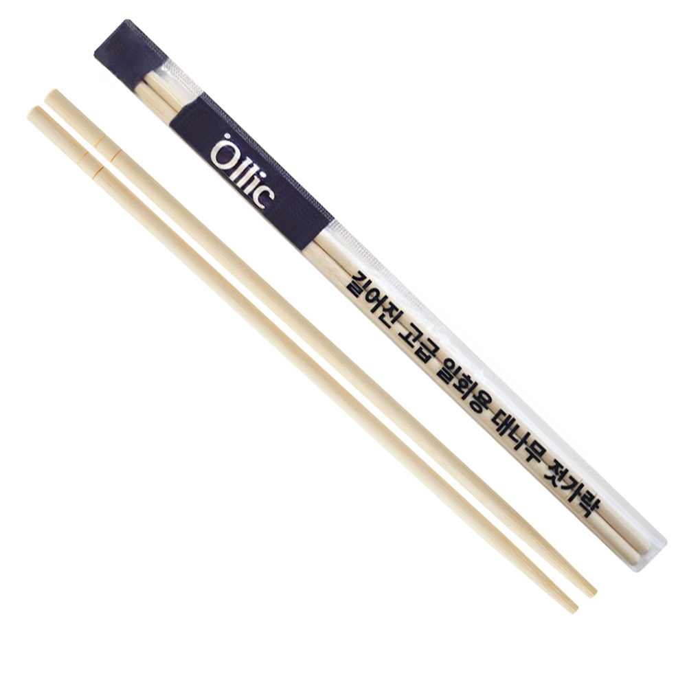 올릭 길어진 고급 일회용 대나무 젓가락 23cm, 100개입, 5개 9,080원