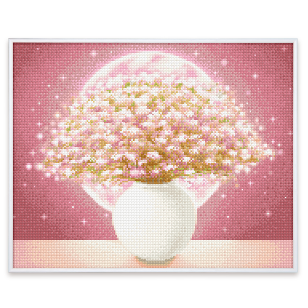 블링블링 보석십자수 슬림액자패키지 50x40cm (AB+원형), 1세트, BL5040-019 (달항아리2) 29,900원