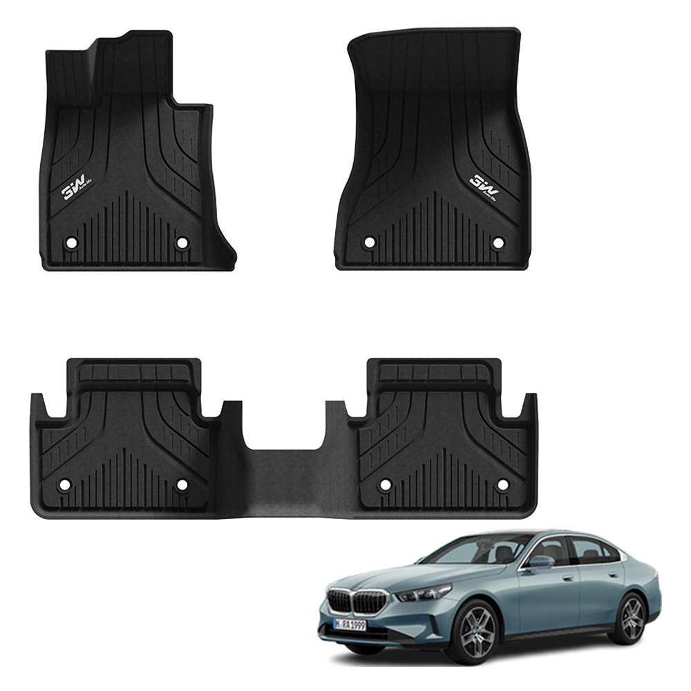 3더블유 에코라이너 TPE 카매트 1+2열 3p, BMW G60 5시리즈 2023년 10월~, 블랙 189,000원