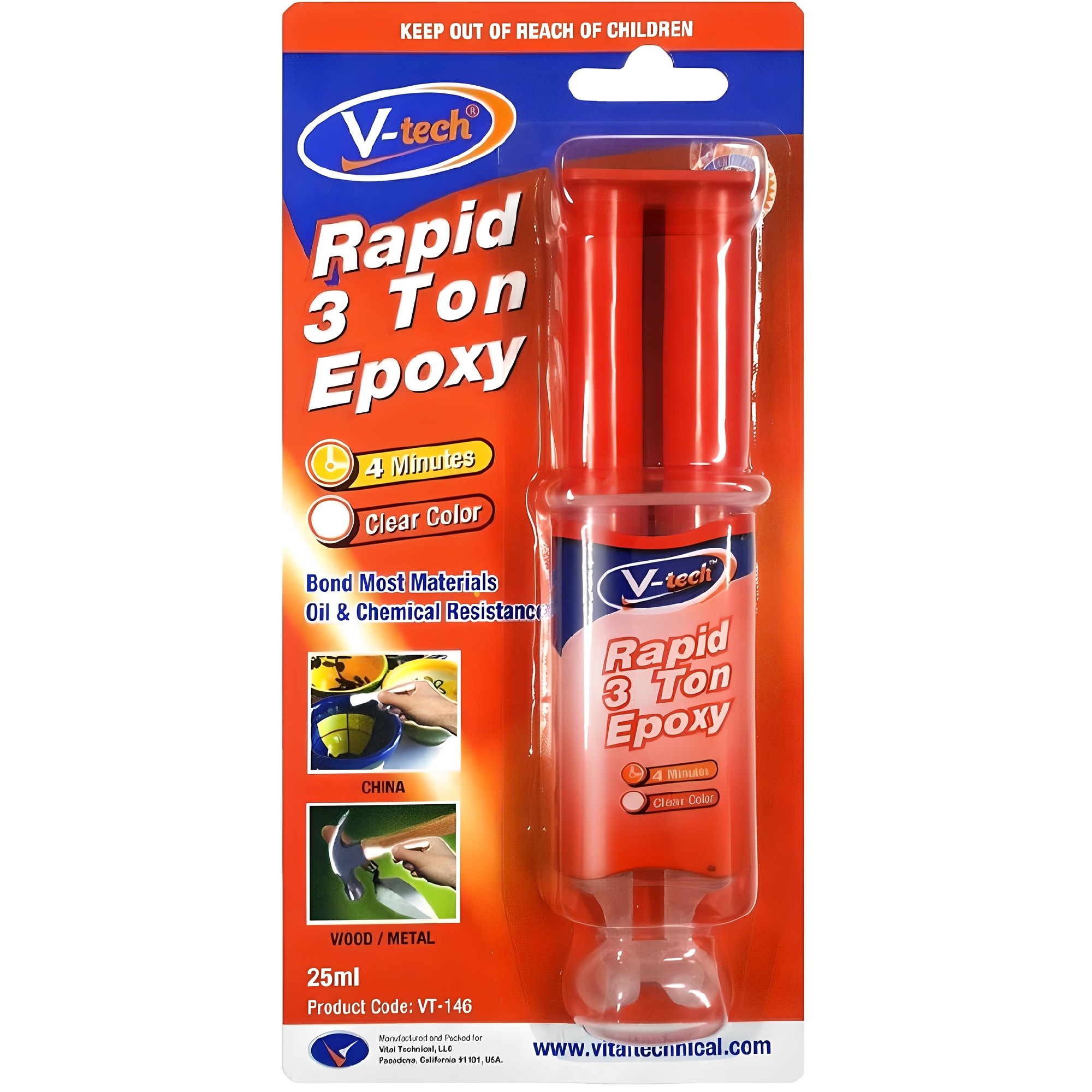 Vtech 주사기 에폭시 접착제 25ml 4,660원