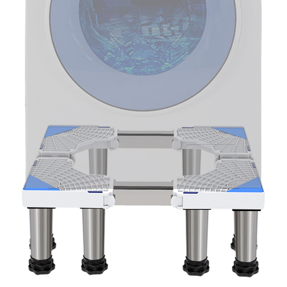 더블 프레임 세탁기 받침대 20cm 12발 높이조절 드럼 통돌이 건조기 소음차단 79,900원