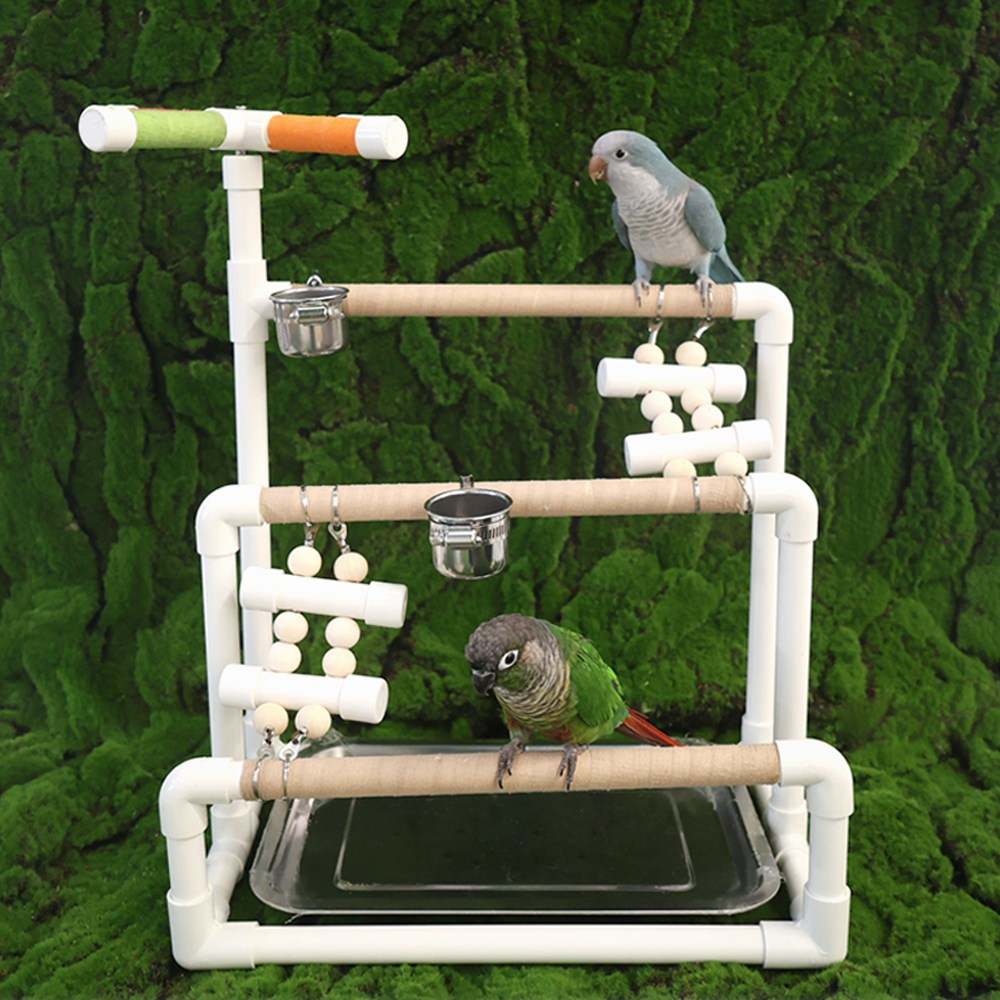 앵무새용품 PVC 펜션 횃대 / 새 앵무새 놀이터 사다리 용품 장난감 새장 39,000원