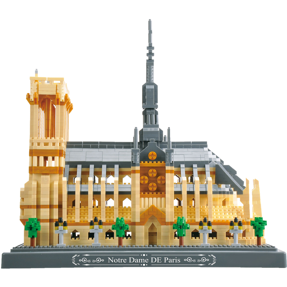 하늘썬별 파리 노트르담 대성당 나노블럭 weiliyz076, 혼합색상, 1개 36,890원