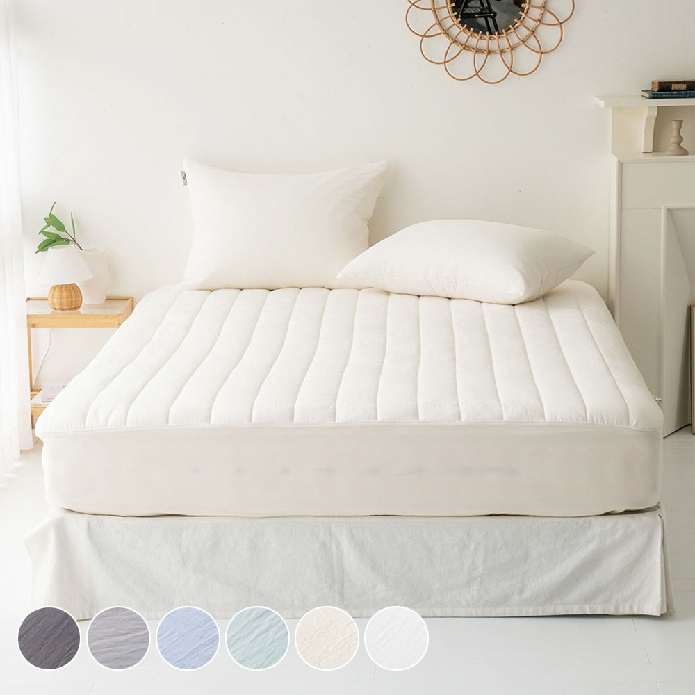 마이크로모달 워싱 누빔 매트리스커버 6color S/SS/D/Q/K 패밀리사이즈 36,900원