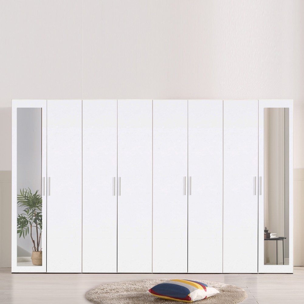 국내제작 직접배송 키높이 프라임 사이드 거울형 3240mm 장롱 신혼가구 안방가구 드레스룸 옷장 이불장 양복장 449,900원