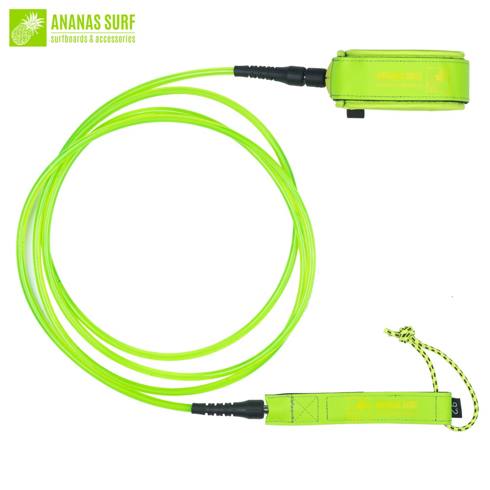 아나나스 서핑 서핑보드 무릎 커프 가죽끈 9피트.2 280cm. 롱보드 SUP 발 다리 로프 안전 코드 7mm TPU 이중 스테인레스 회전 48,400원