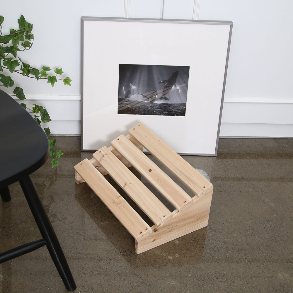 스토니처 원목 심플 대각 발 받침대 9,400원