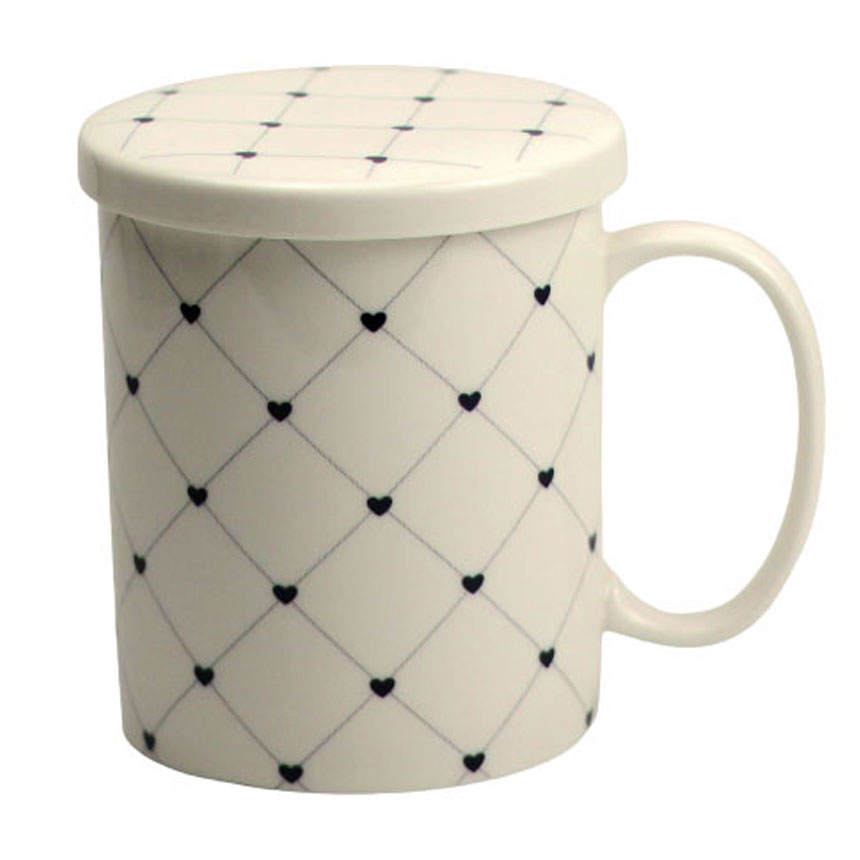 감성 도자기 뚜껑 머그컵 북유럽풍 까페 머그잔 7,050원