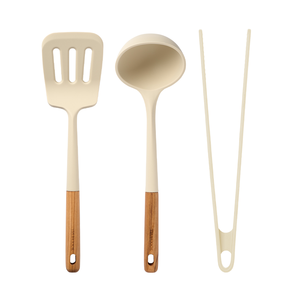 트루쿡 이탈리아산 올리브 실리콘 조리도구 3종 세트 37,500원