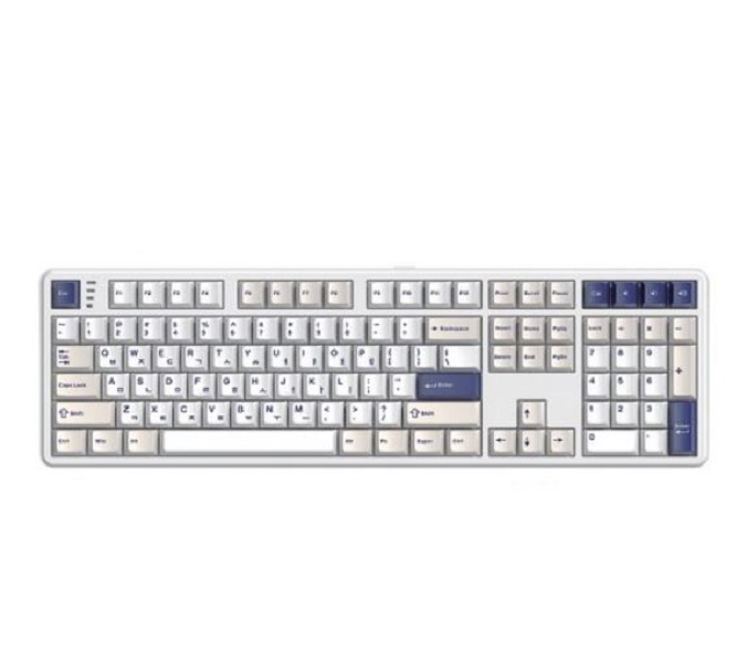 한성컴퓨터 GK798PRO 유무선 기계식 오션 화이트 KTT블루 포각 저소음 포각 43g 87,000원