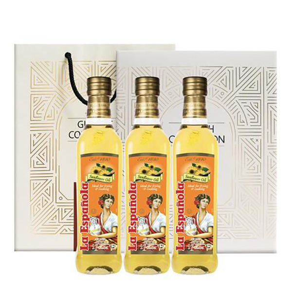 [에스파놀라] 해바라기유 500ml 3병 선물세트 30,500원