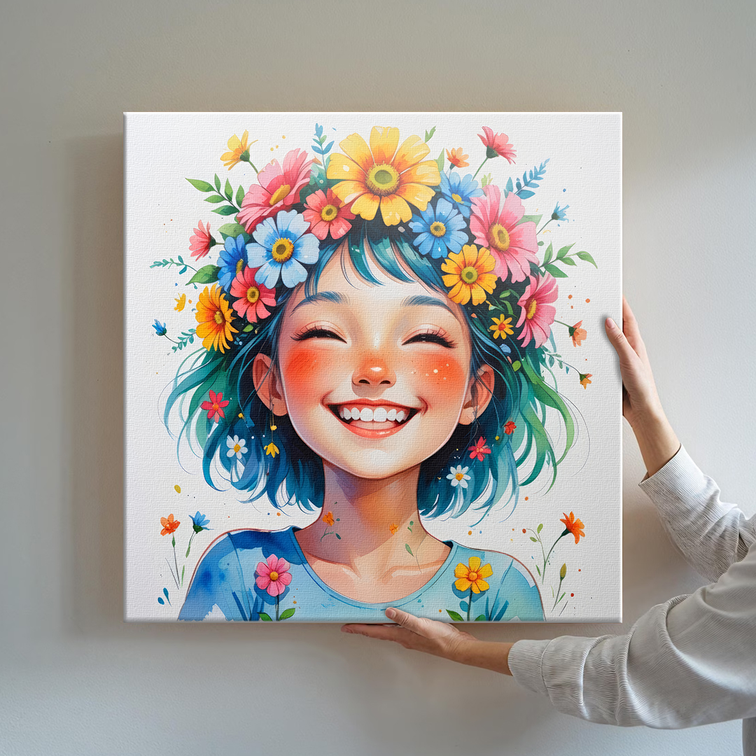 감성 힐링 일러스트 인테리어 꽃 피는 순간을 담다 꽃마음 시리즈 캔버스액자 15종 08-15, 10.웃음가득 들꽃 9,900원