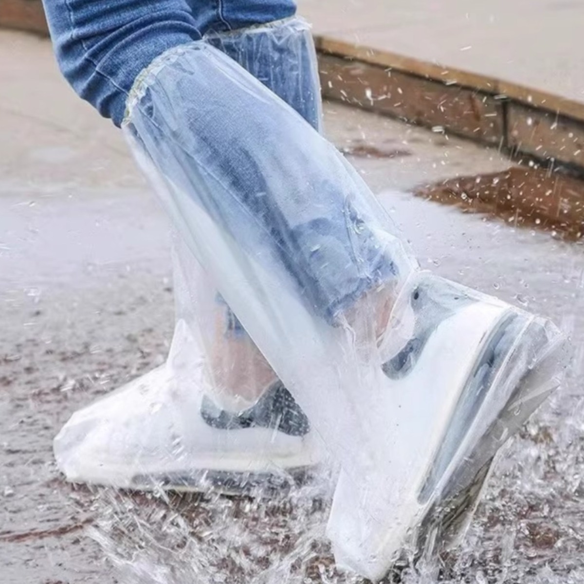 심비오시스 일회용 신발 방수 커버 장마 레인 슈 커버, 투명, 10개 5,900원
