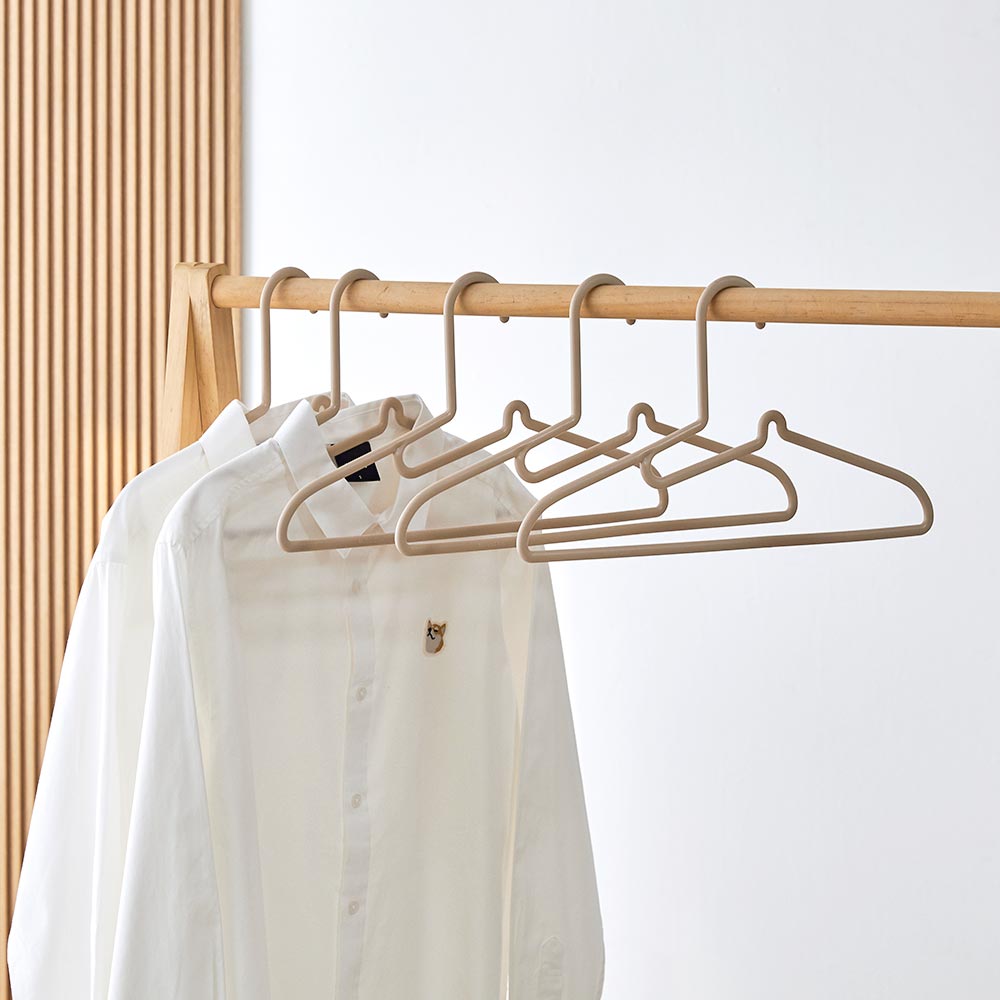 [모던하우스 충장점] 심플리 목늘어남방지 옷걸이 5P세트 베이지 BT0223008, 1개, 사진참조 3,900원