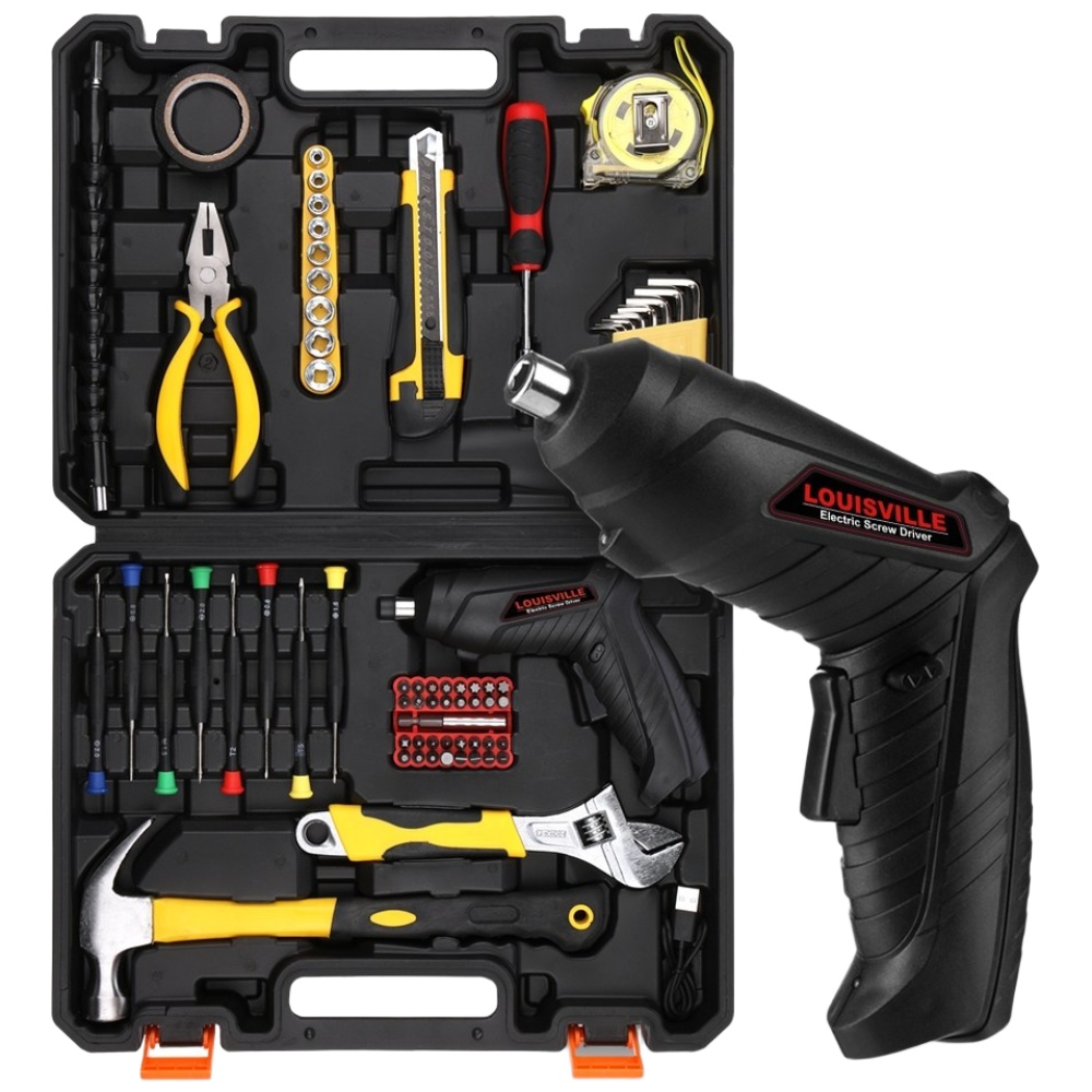 1년 무상A/S 루이빌 전동드라이버 68종 올인원 가정용공구세트 39,900원