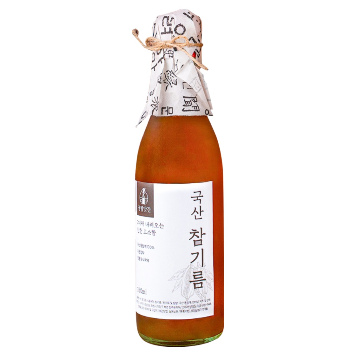 정방앗간 2대며느리의 저온압착 고소한 국산 100% 통참깨 방앗간 참기름 100,560원