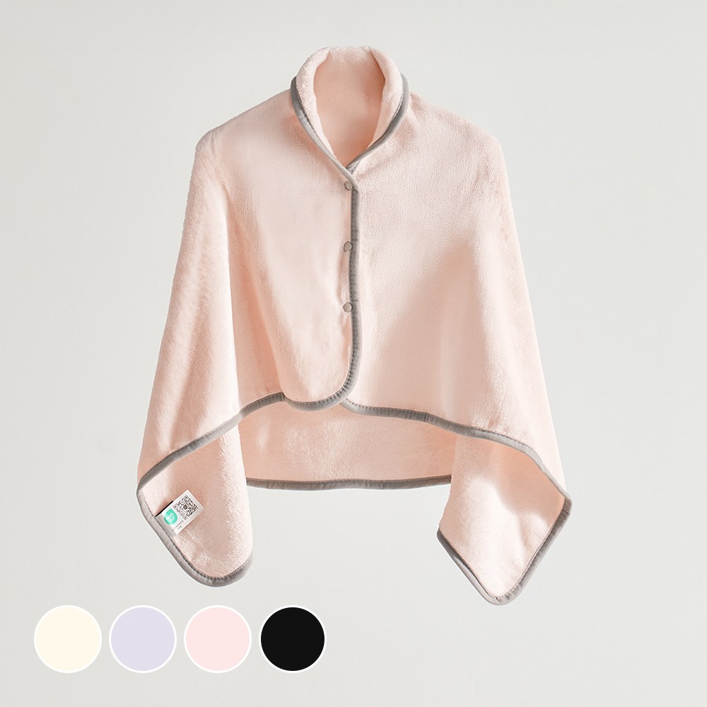 데시뉴 럭키 솔리드 양면 극세사 망토 담요 파우치 세트 19,900원