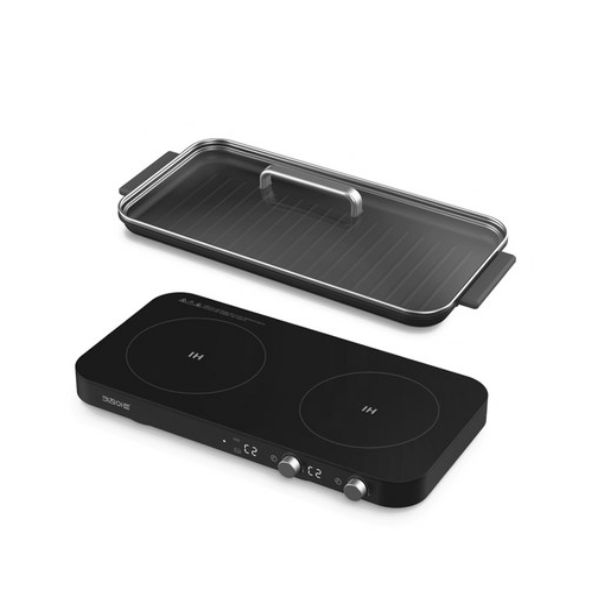 키친아트 라팔 인덕션 2구 + 와이드그릴팬 231,000원