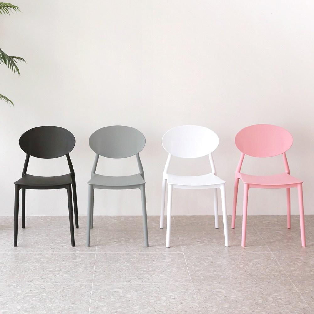 RM디자인 클로버 사출 플라스틱 디자인 인테리어 카페 식탁 의자, 클로버-그린 18,900원