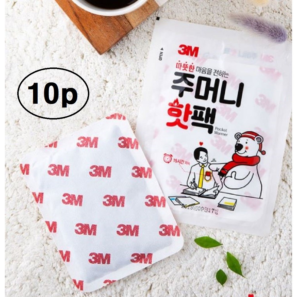 3M 15시간지속 포켓형 흔드는 휴대용 일회용 손난로 핫팩 6,600원