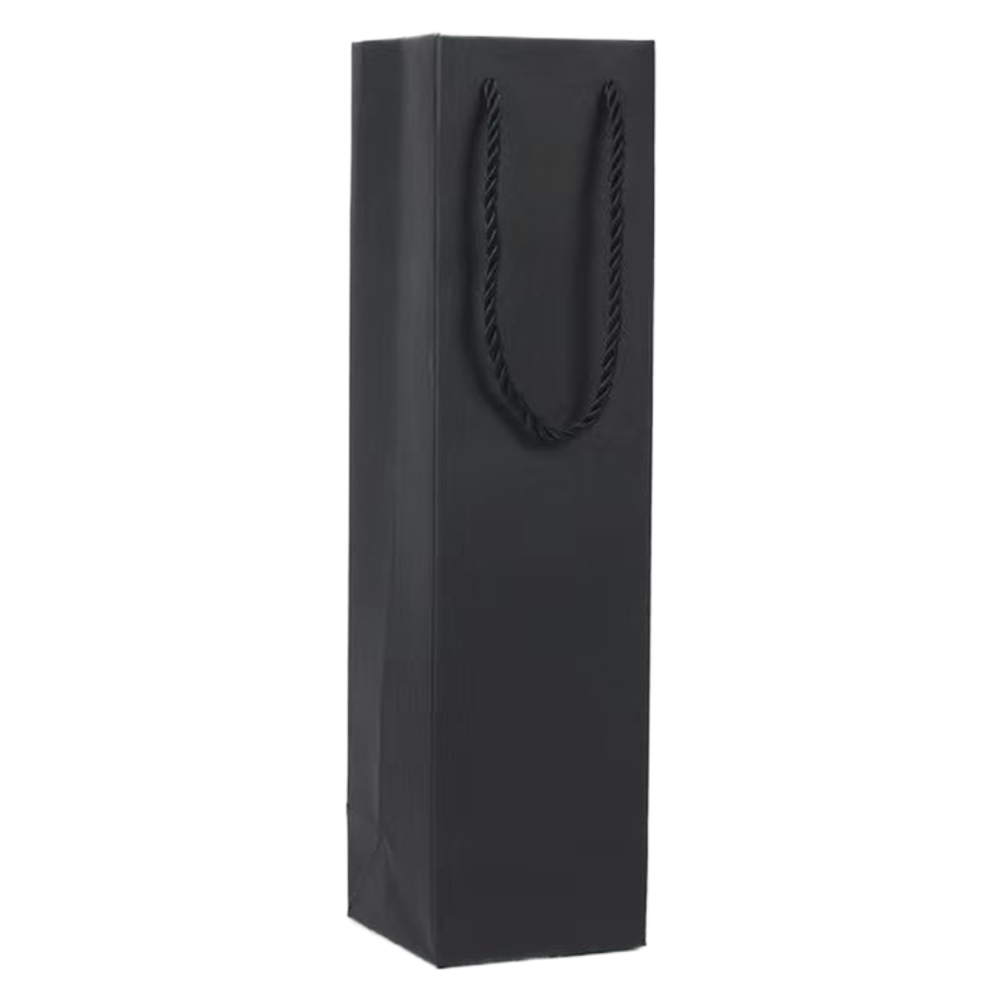 그리뉴얼 무지 크라프트 싱글 와인 쇼핑백, 블랙, 10개 6,800원