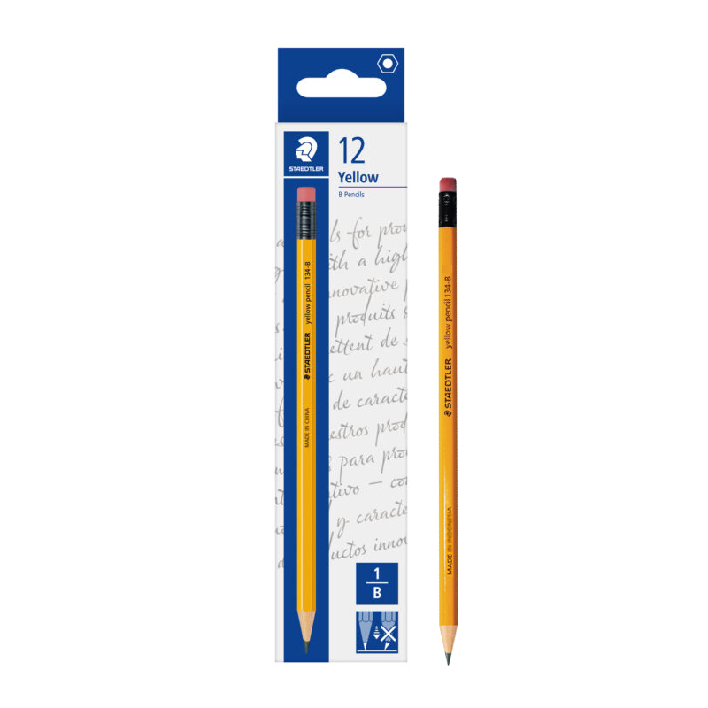 스테들러 옐로우연필 134 B 1타스(12자루) 4,780원