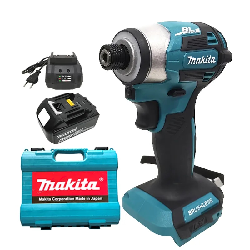 Makita 무선 임팩트 드라이버 18V LXT BL 브러시리스 모터 전기 드릴 목재 볼트 T 모드 180 N · M 충전식 전동 공구 DTD173 61,010원