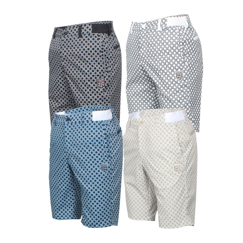 에코골프 그렌에코 ges24802 남성 사각체크 프린트 스판 반바지 가볍고 시원한 57,200원