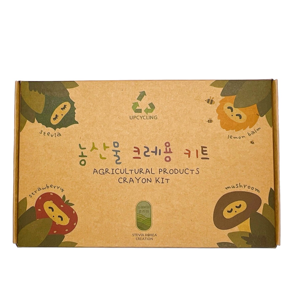 [체험키트] 세상에 없던 오감놀이_업사이클된 농산물로 만드는 나만의 크레파스_농산물 크레용 키트 27,000원