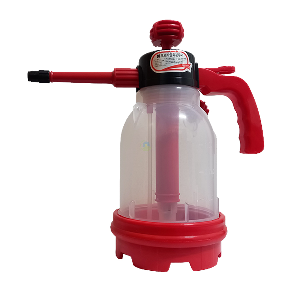 [크로바] 압축식분무기1L X 2개 원예 물조리 살충 살균 소독 세차선팅 압축분무기 26,000원