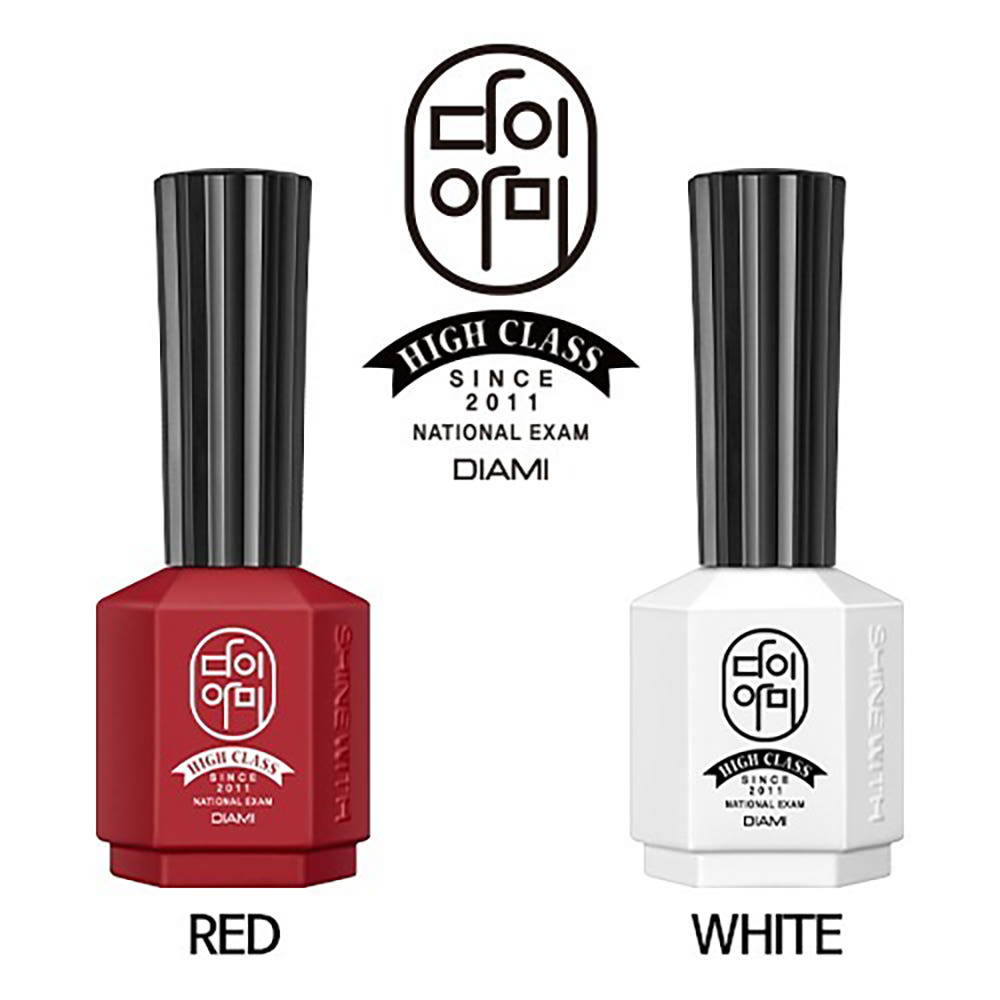 다이아미 젤 마블 하이클라스 레드, 화이트 네일 자격증 국가고시, 15ml, 1개 19,000원