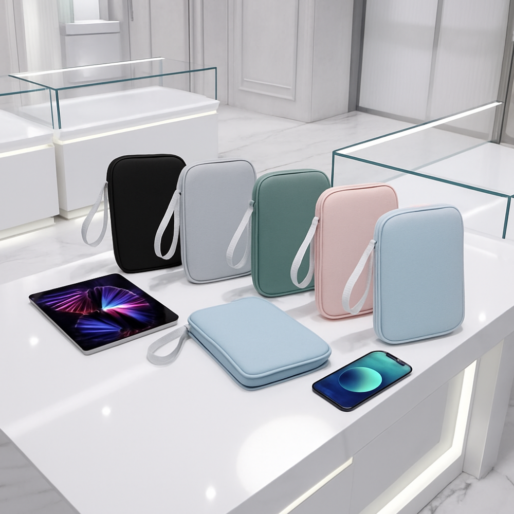 소유담 태블릿 파우치 가방 케이스 갤럭시 아이패드 게이스, 1개, 라이트그레이 10,500원