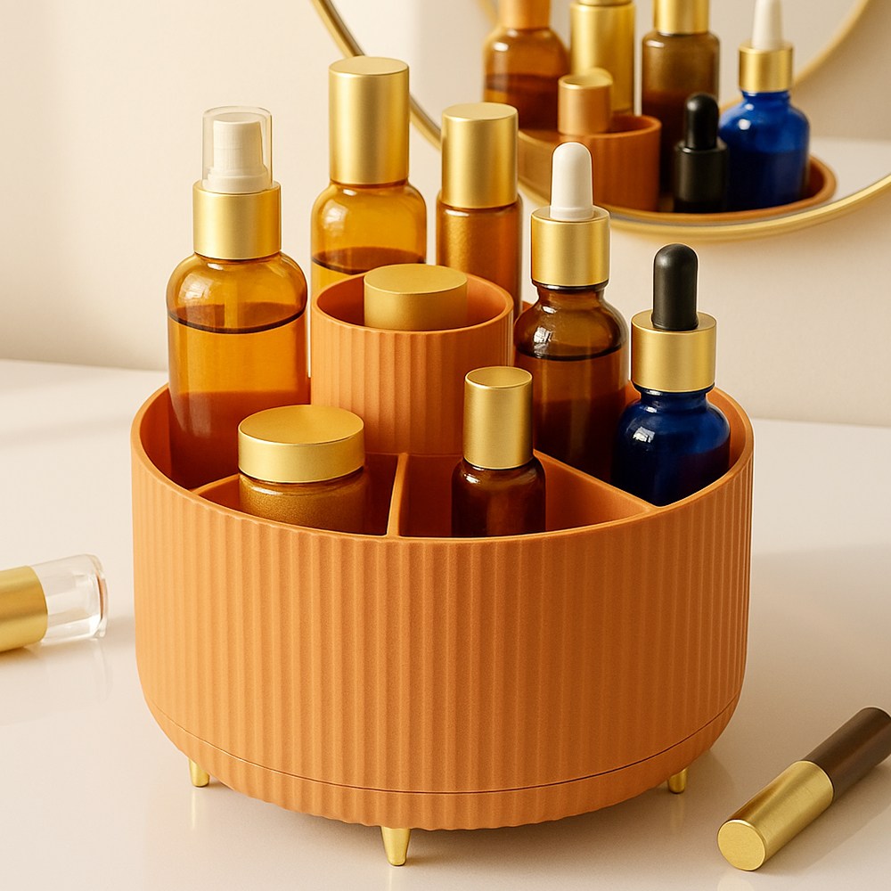 다우트 회전형 화장품 브러쉬 보관 정리함 펜슬 립스틱 수납함 KD4001 7,110원