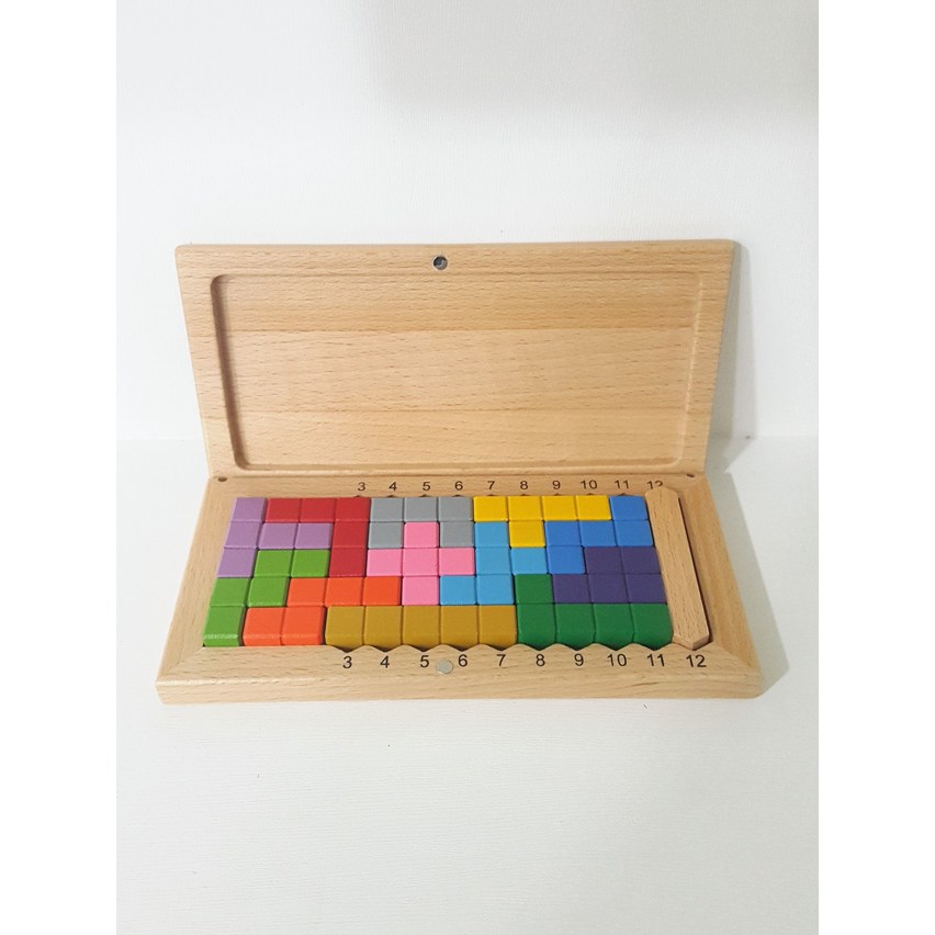 펜토미노S 학습교구 입체도형 전개도 칠교놀이 칠교 학습보드게임, 1개 28,350원