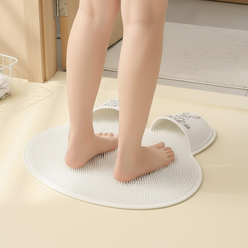 디그램 샤워부스 간편 발세정 풋브러쉬, 화이트, 1개, 1개입 10,000원