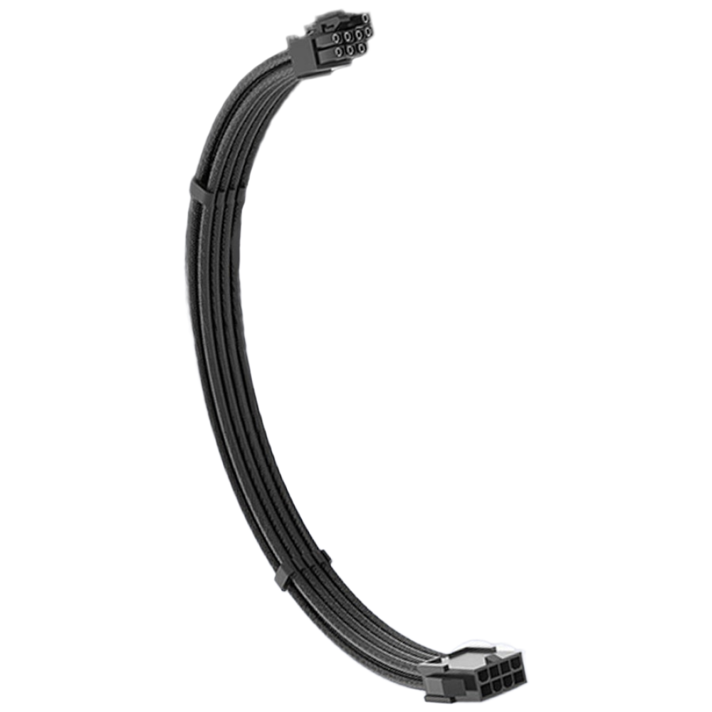 비티즈 슬리빙 케이블 그래픽카드 8핀(6+2) 보조전원 연장 케이블 블랙, 30cm, 1개, 현재가 7,500원