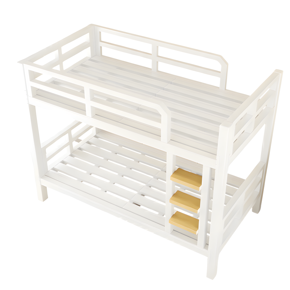 코어베드 흔들림없는 2층침대 튼튼한 철제 프레임, 화이트 545,000원