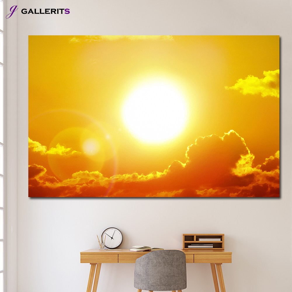 갤러리츠 태양 일출 사진 풍수 인테리어 그림 액자, 1개 41,670원