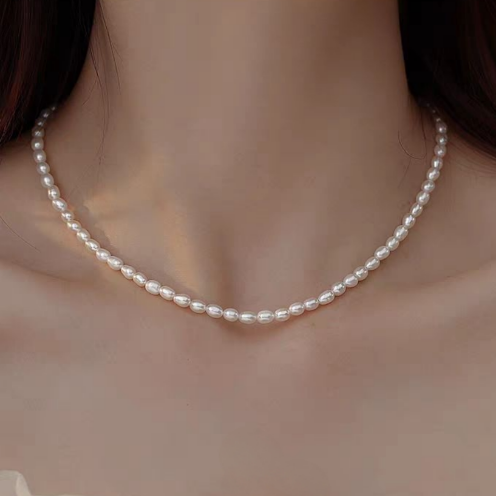 다예품 못난이 심플 진주 목걸이 13,750원