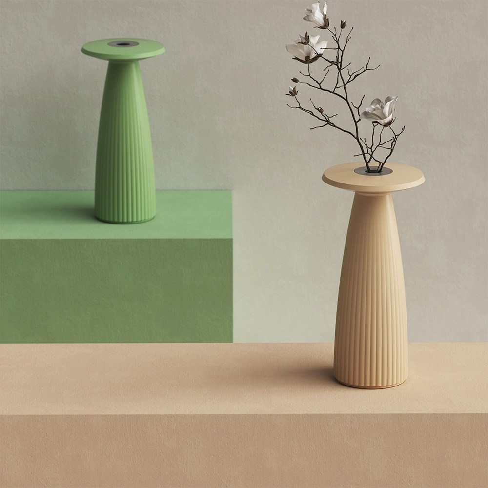 UBIQUA FLORA 유비콰 무드등 인테리어 조명 LED 충전식 포터블 테이블 램프 디밍, 시그널화이트 339101 218,000원