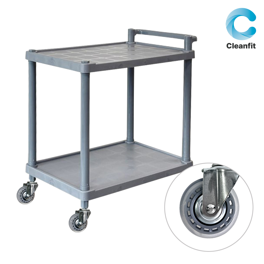 크린핏 2단 ABS 식당 서빙 카트 회색 (무소음 바퀴), 1개 105,000원