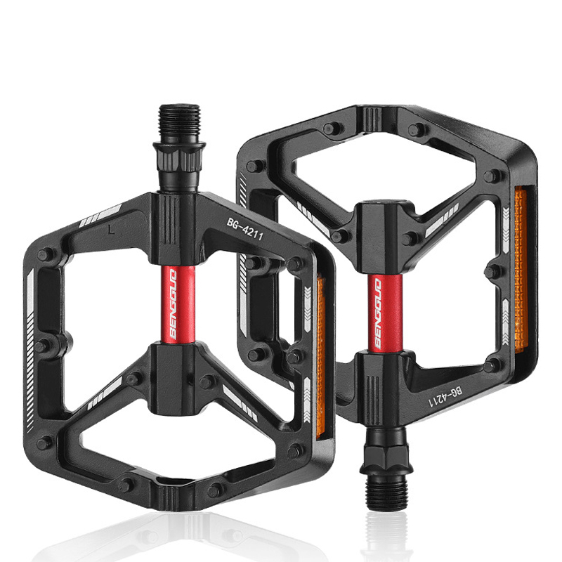 Allilio 자전거 페달 알루미늄 합금 초경량 미끄럼 방지 평페달 MTB 로드자전거 11,980원