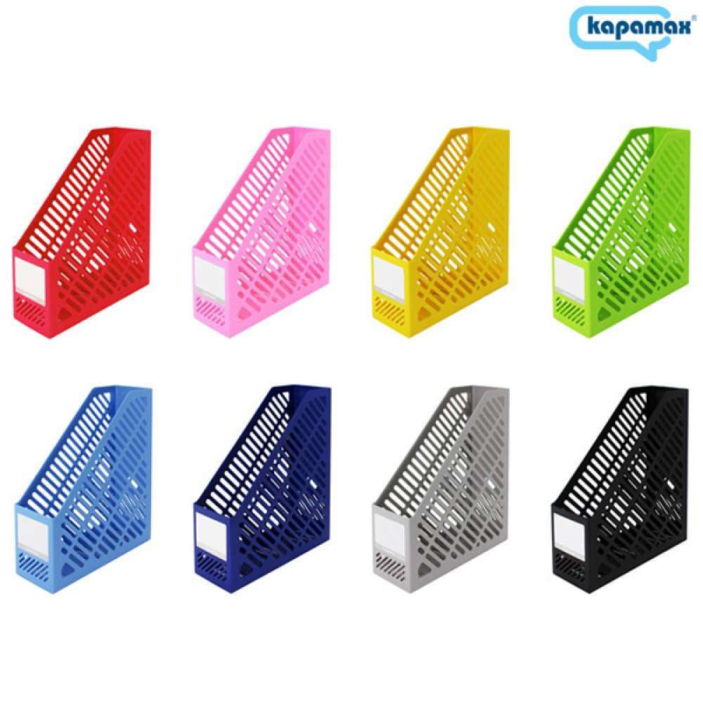 골든트리 카파맥스 2500 고정식 칼라 화일박스 서류꽂이 서류보관함 파일꽂이 책꽂이, 검정 (고정식) 6,570원